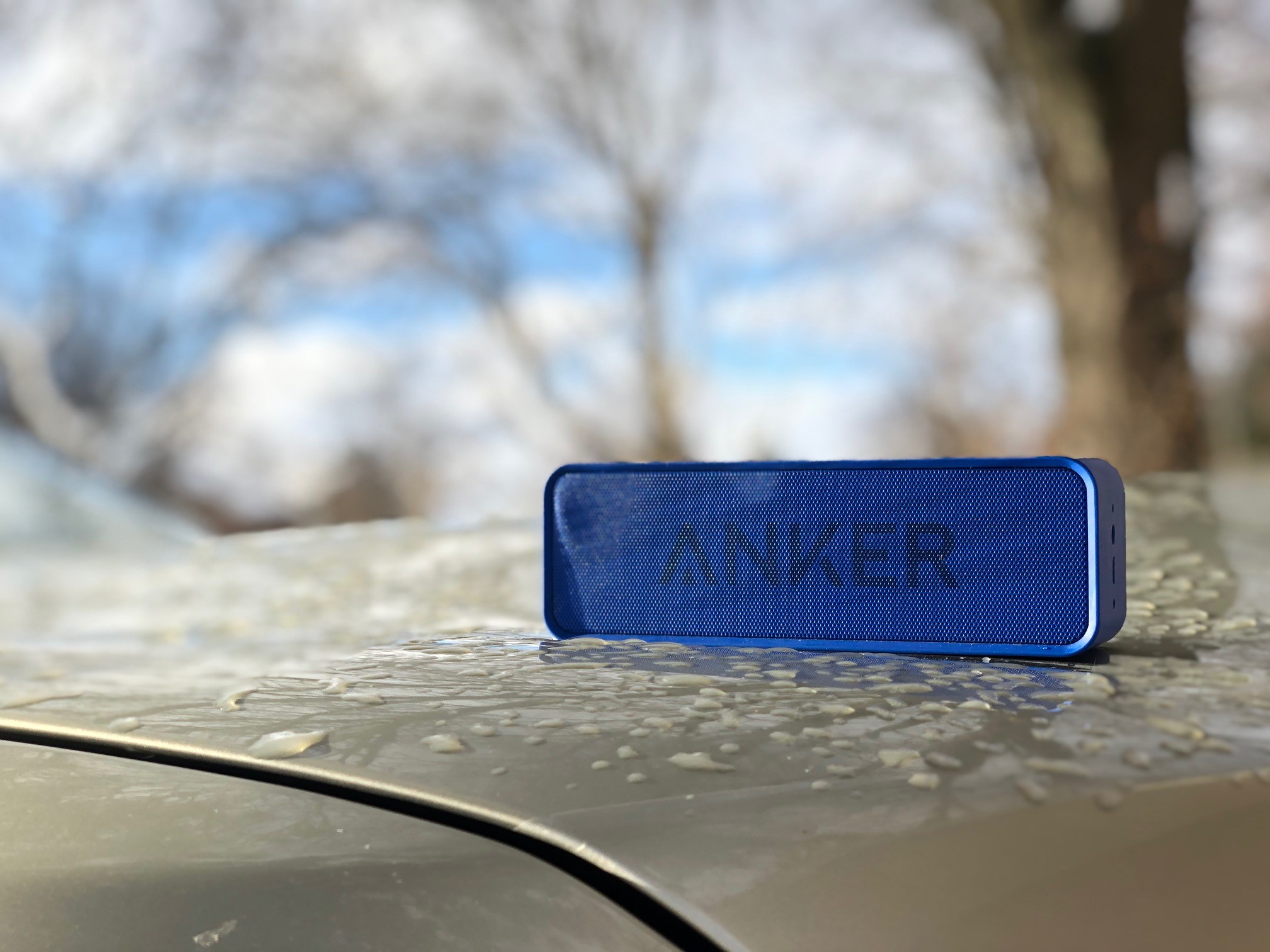 speaker on a car